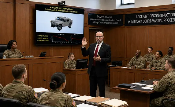 Accident Reconstruction in Military Court-Martial Proceedings: What JAG Attorneys Need to Know